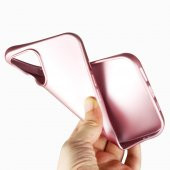 KNY Apple İphone 12 Kılıf Ultra İnce Mat Silikon Kırmızı - 2