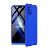 KNY Samsung Galaxy A31 Kılıf 3 Parça 360 Zore Ays Kapak Mavi - 1