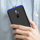 KNY OPPO Reno 2Z Kılıf 3 Parça 360 Zore Ays Kapak Mavi - 2