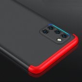 KNY Samsung Galaxy A31 Kılıf 3 Parça 360 Zore Ays Kapak Siyah - 2