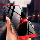 KNY Samsung Galaxy A11 Kılıf 3 Parça 360 Zore Ays Kapak Gri - 5