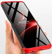 KNY OPPO A72 Kılıf 3 Parça 360 Zore Ays Kapak Mavi - 5