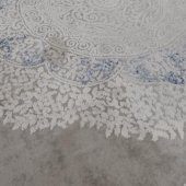 Angora Queen 9478Q MAVİ / GRİ RENK HALI - 5