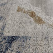 Angora Queen 9478Q MAVİ / GRİ RENK HALI - 6