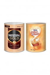 Nescafe Gold Kahve 900 Gr + Nestle Coffee Mate 2 Kg - 1