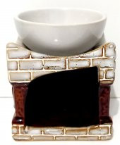 Krem Ve Kahverengi Renklerde Fil Figürlü Buhurdanlık - 2