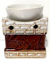 Krem Ve Kahverengi Renklerde Fil Figürlü Buhurdanlık - 3