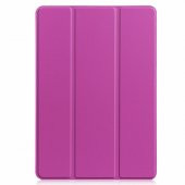 KNY Huawei Mate Pad T10 Kılıf Arkası Şeffaf Standlı Sert Smartcase Mor - 1