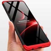 KNY Realme 7 Pro Kılıf 3 Parça 360 Zore Ays Kapak Gri - 5