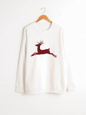 Dizzy Concept Yeni Yıl Baskılı Sweatshirt - 1