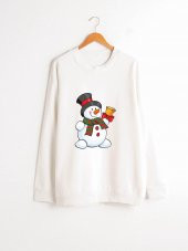 Dizzy Concept Yeni Yıl Baskılı Sweatshirt - 1