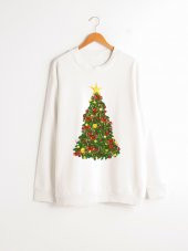 Dizzy Concept Yeni Yıl Baskılı Sweatshirt - 1