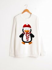 Dizzy Concept Yeni Yıl Baskılı Sweatshirt - 1