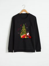 Dizzy Concept Yeni Yıl Baskılı Sweatshirt - 1