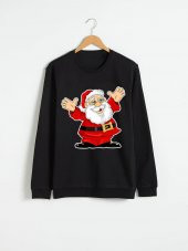 Dizzy Concept Yeni Yıl Baskılı Sweatshirt - 1