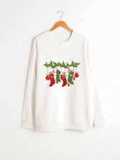 Dizzy Concept Yeni Yıl Baskılı Sweatshirt - 1