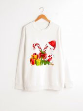 Dizzy Concept Yeni Yıl Baskılı Sweatshirt - 1