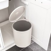 Hafele Fix II Çöp Kutusu Krem Beyaz 502.20.722 - 1