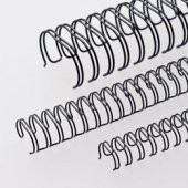 Office Force 1/4 Siyah 3:1 (inç) A4 34 Loop Kutu Tel Spiral 100lü - 3