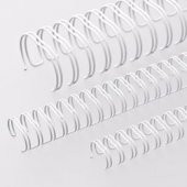 Office Force 1/4 Beyaz 3:1 (inç) A4 34 Loop Kutu Tel Spiral 100lü - 3