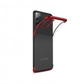 Teleplus Samsung Galaxy S20 FE Kılıf Lüks Köşeli Lazer Silikon  + Nano Ekran Koruyucu - 7