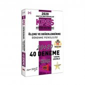 Yargı Yayınları 2020 KPSS Eğitim Bilimleri Ölçme ve Değerlendirme, Öğrenme Psikolojisi Tamamı Çözümlü 40 Deneme - 1