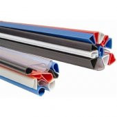 Office Force 10 mm Siyah Slide Binder Oval Plastik Profil 50li - 1