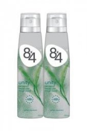 8x4 Unity Deodorant Bergamot Beyaz Çay İnci Çiçeği 150 ml 2 ADET - 1
