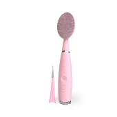 Yüksek Performanslı Titreşimli Yüz Temizleyici Ve Yüz Masaj Aleti Facial Brush 2 İn 1 (pembe) - 1