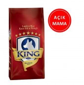 King Plus Lamb Kuzu Etli Köpek Maması 1 Kg AÇIK - 1
