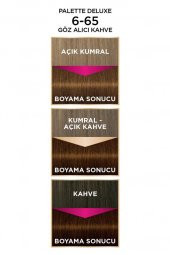 Palette Deluxe Yogun Renkler 6-65 Göz Alici Kahve - 3