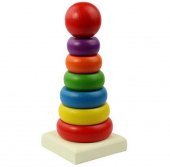 Hamaha Wooden Toys Ahşap Eğitici 5 Li Set Zeka Algı Oyunları Helezon - Puzzle - Saat - Geometrik - 2