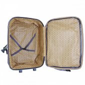 Boyraz 2 Tekerli Kumaş Valiz 3lü Set - 6