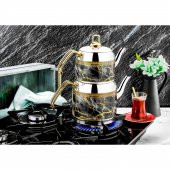 Özlife Işıl Model Mini Boy Çaydanlık 4 Parça Çaydanlık Takımı - 1