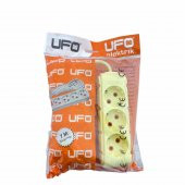 Elektrik Sarı Renkli Üçlü Topraklı Kablolu Topraklı Priz 7 Metre - 1