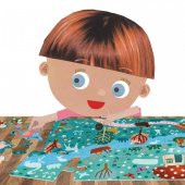 Headu Puzzle + Stickers Fantastic World MU24933 - 2