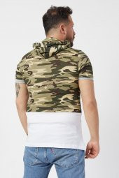 Trair Askeri Kapsonlu Baskili Tshirt - 10