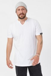 Trair Acik V Yaka Tshirt - 1