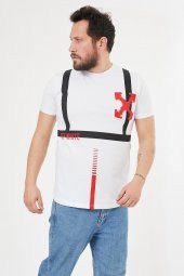 Trair Off White Arka Ön Baskili - 6