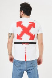 Trair Off White Arka Ön Baskili - 10
