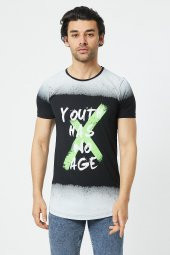 Trair Baskılı Yıkamalı T-Shirt - 1
