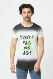 Trair Baskılı Yıkamalı T-Shirt - 12