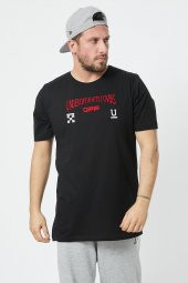 Trair Off Whıte Bısıklet Yaka Nakışlı Baskılı T-Shirt 7238 - 1