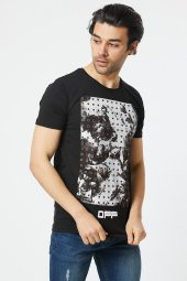 Trair Off White Tasli Baskılı T-Shirt - 1