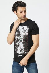 Trair Off White Tasli Baskılı T-Shirt - 2