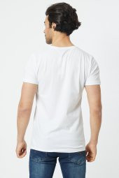 Trair Off White Tasli Baskılı T-Shirt - 7