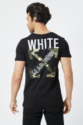 Trair Of Whıte Kamuflaj Baskılı Fear None - 4