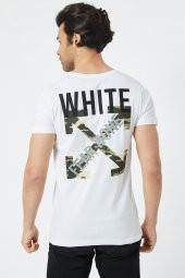 Trair Of Whıte Kamuflaj Baskılı Fear None - 6