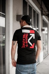 Trair Of White Baskılı T-Shirt - 3