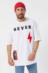Trair Oversize Never Ve Şimşek Nakışlı - 1